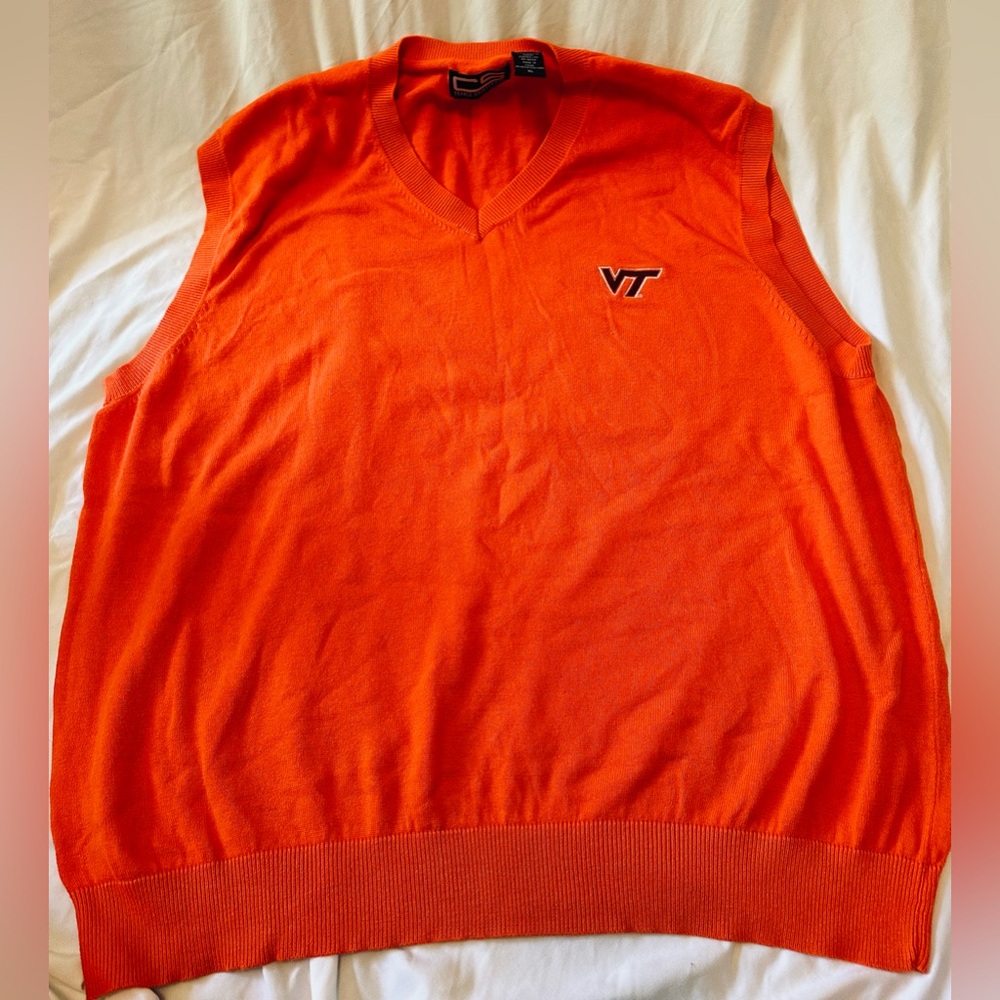 Rare! Men’s Virginia Tech Hokie Sweater Vest